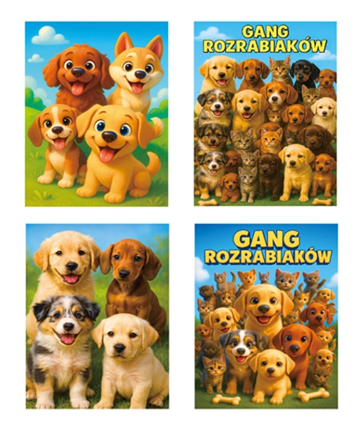 Dárková taška M s motivem pejsků