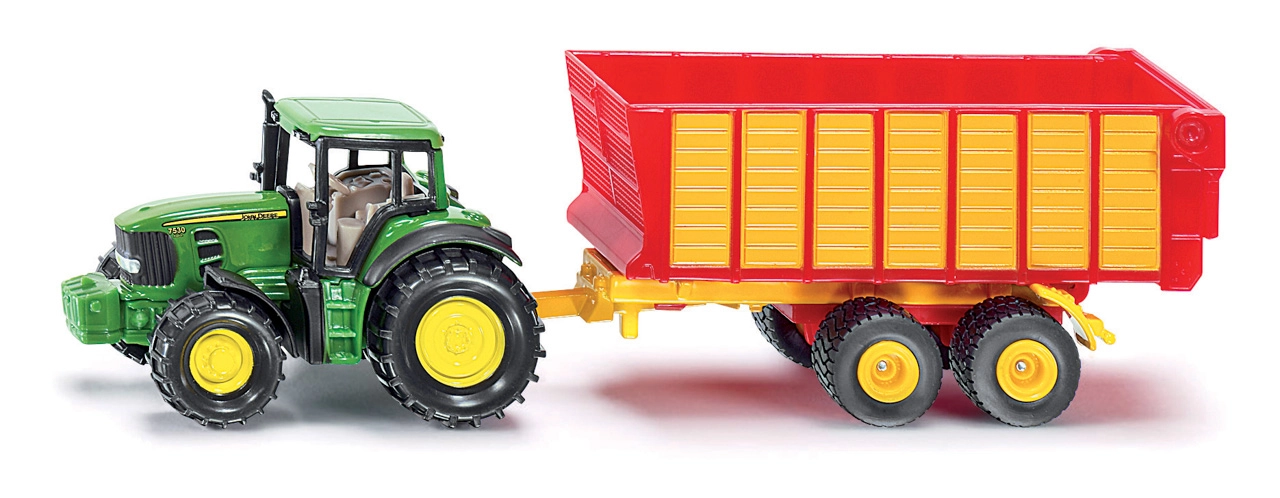 Levně Siku Blister John Deere 7530 s přívěsem na siláž