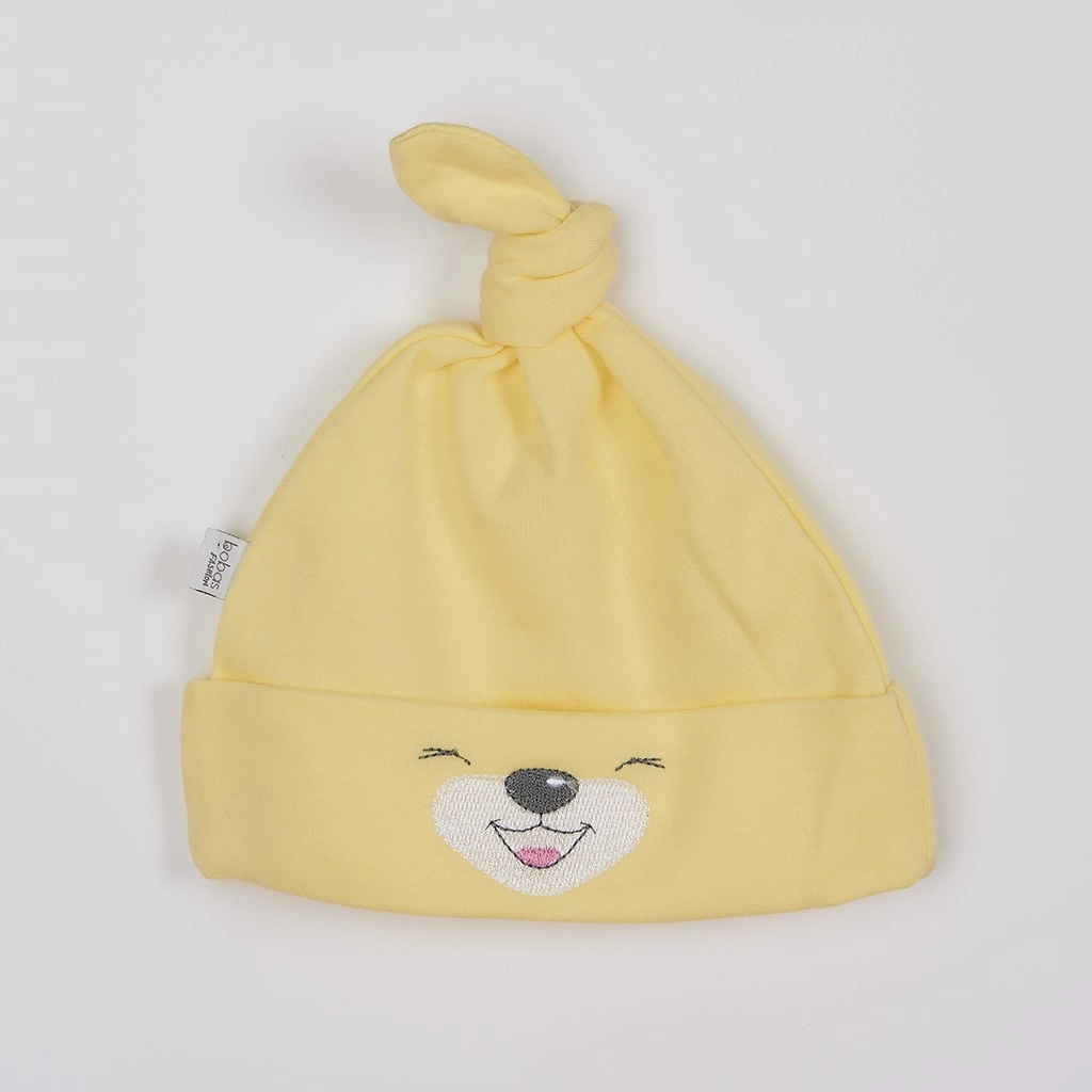 Bavlněná kojenecká čepička Bobas Fashion Lucky zelená