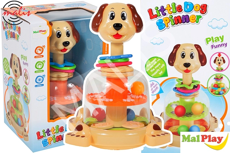 Zpívající káča pejsek s kuličkami