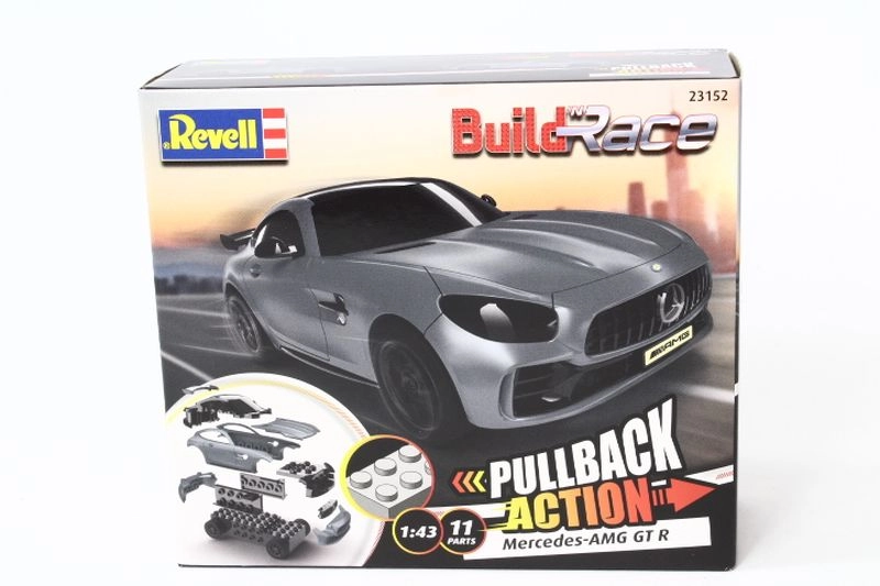 Revell Mercedes-AMG GT R Build’n Race šedý