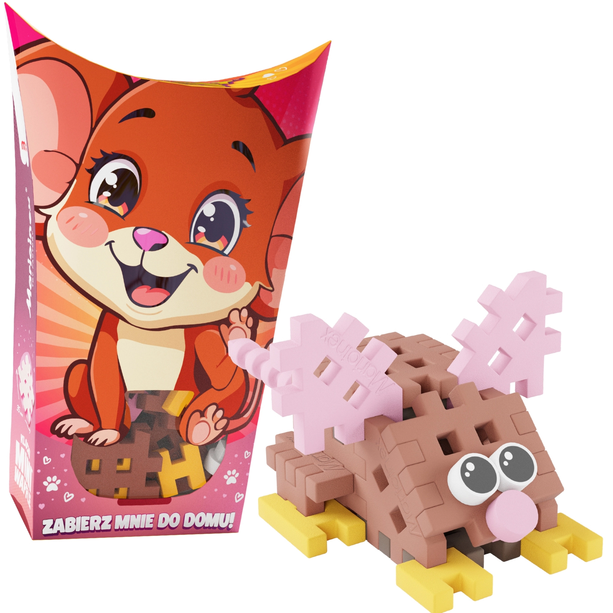 Stavebnice Mini Waffle Pocket Pets myška