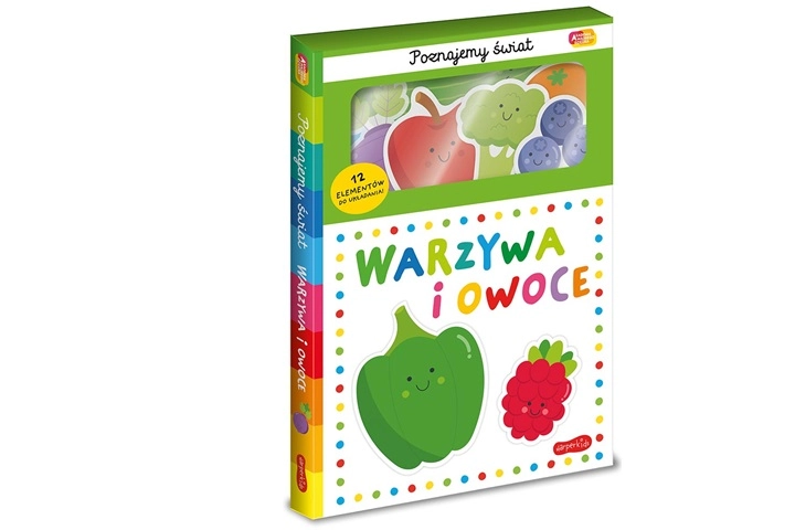 Akademia poznáváme svět: zelenina a ovoce – interaktivní knížka s vyjímatelnými dílky