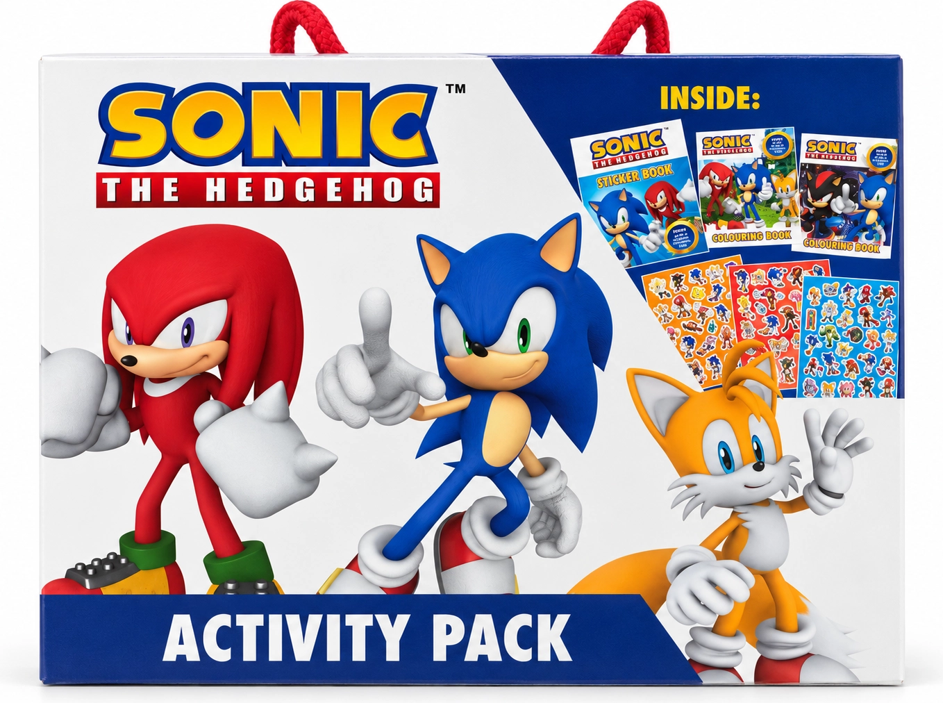 Sada omalovánek a samolepek Ježek Sonic