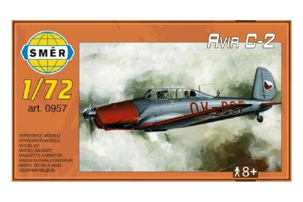 Směr plastikový model letadla ke slepení Avia C 2 15 1:72