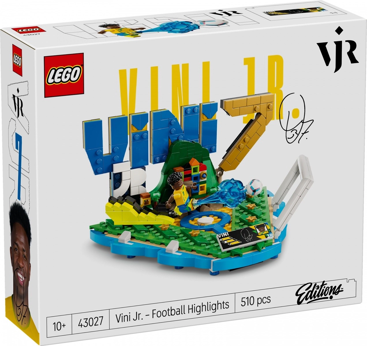 Levně LEGO® Editions 43027 Vini Jr. – Hvězdné momenty fotbalu