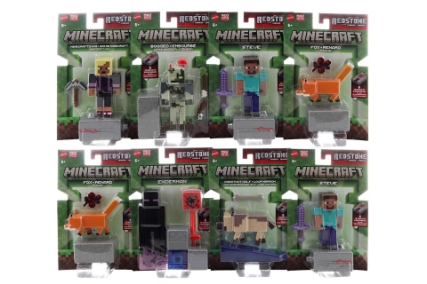 minecraft akční figurka 8 cm s dílkem portálu