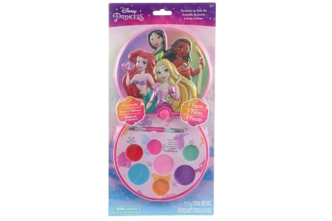 Disney Princezny dětský kosmetický set s balzámem na rty – borůvka