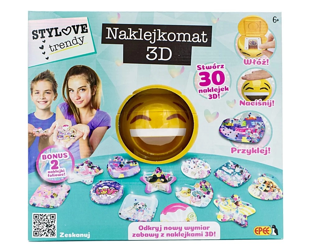 Naklejkomat 3D od Epee – kreativní výrobník samolepek
