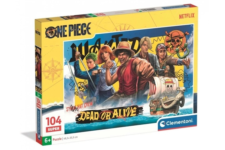 Clementoni puzzle Super Color One Piece (Netflix) 104 dílků