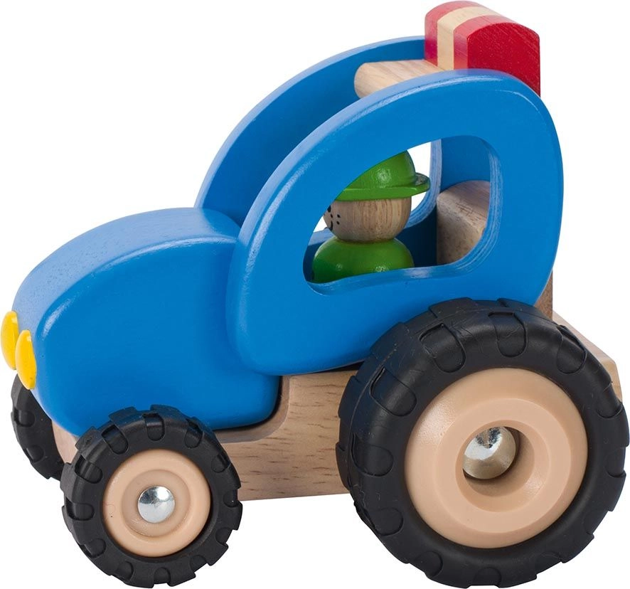 Goki Dřevěný traktor