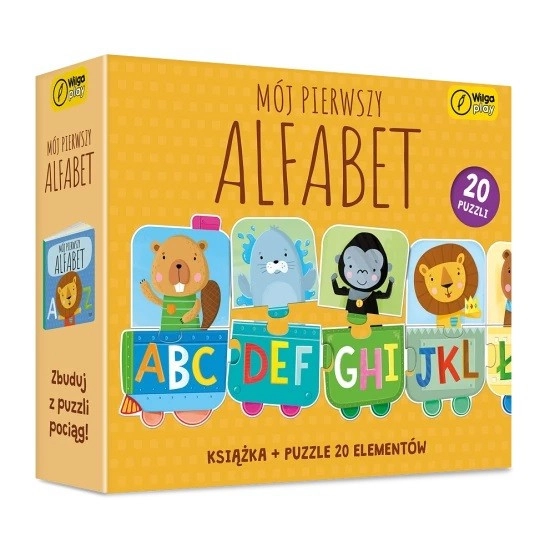 Můj první abeceda: Edukační puzzle a kniha pro děti