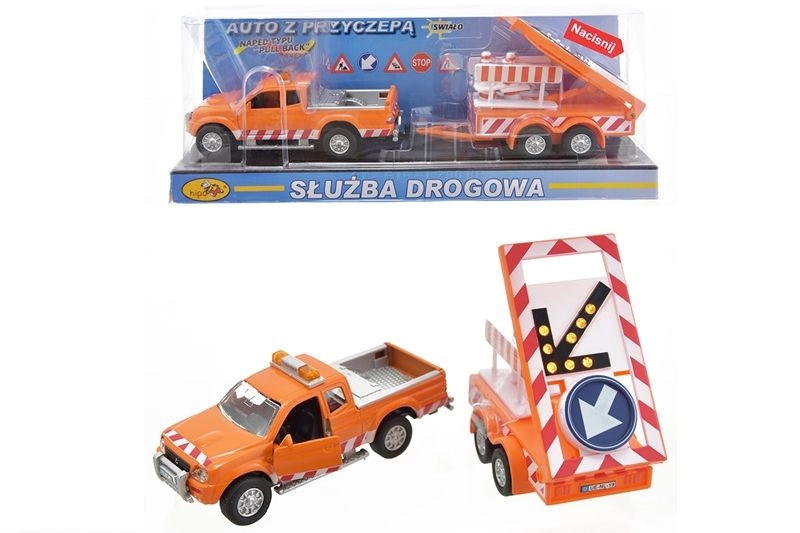 Auto silniční služby s přívěsem 28 cm