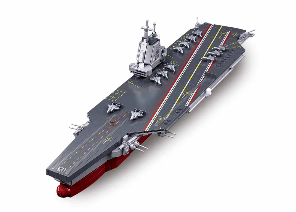 Sluban Model Bricks M38-B1211 Letadlová loď Fujian