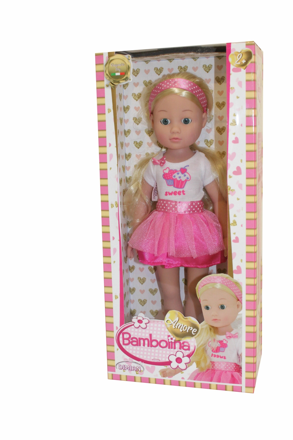 Levně Alltoys Bambolína Miminko Bambolina Amore 35 cm