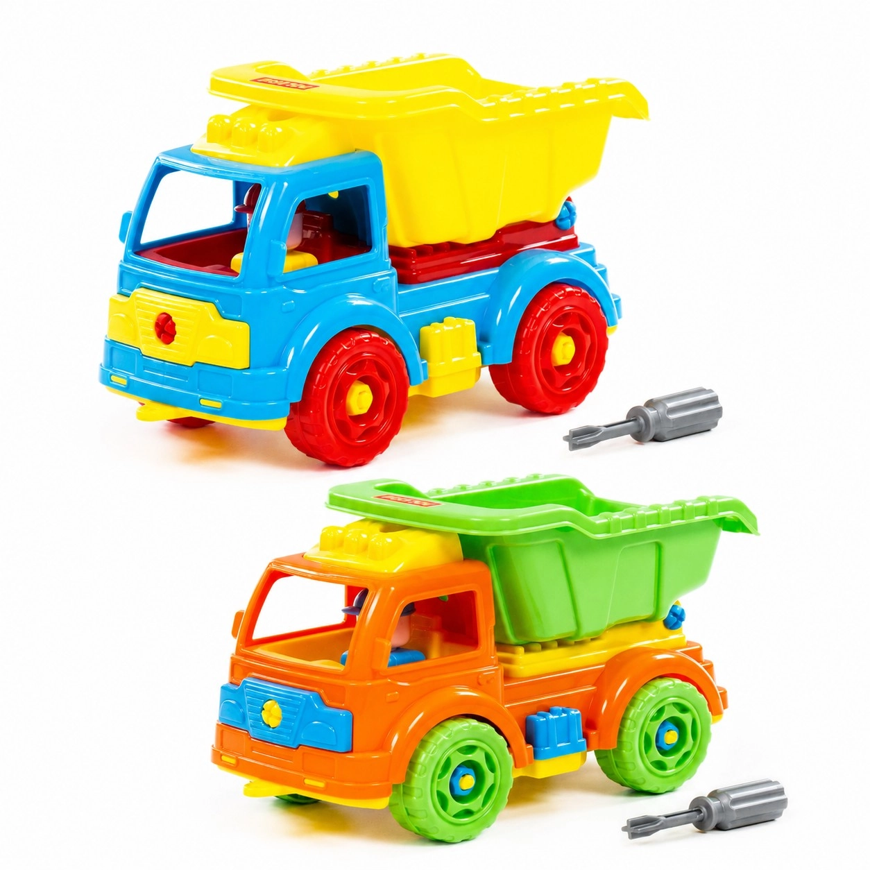 Polesie Stavebnice rozebíratelná - auto sklápěčka