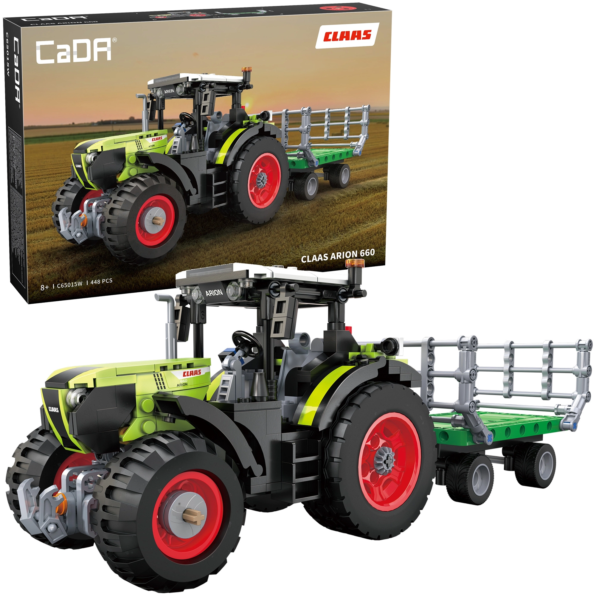 CaDA stavebnice traktor Claas Arion 660 (448 dílků)
