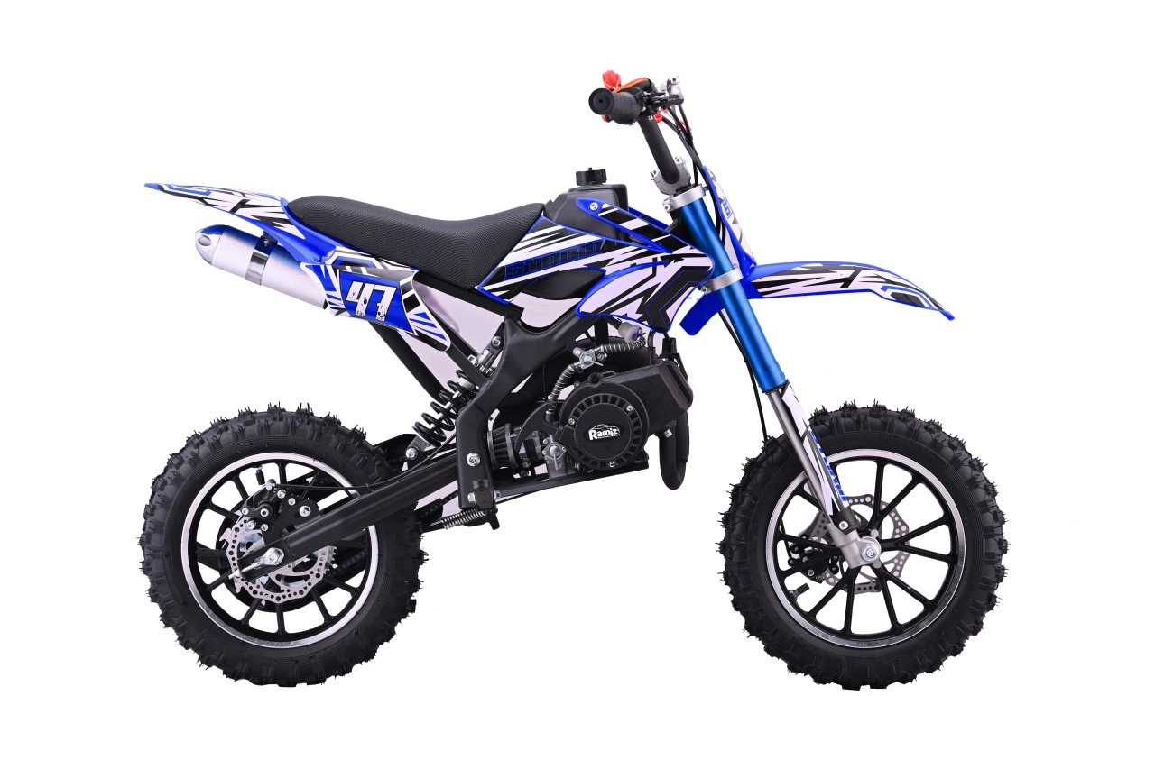 Spalovací motocykl Storm 49cc modrý