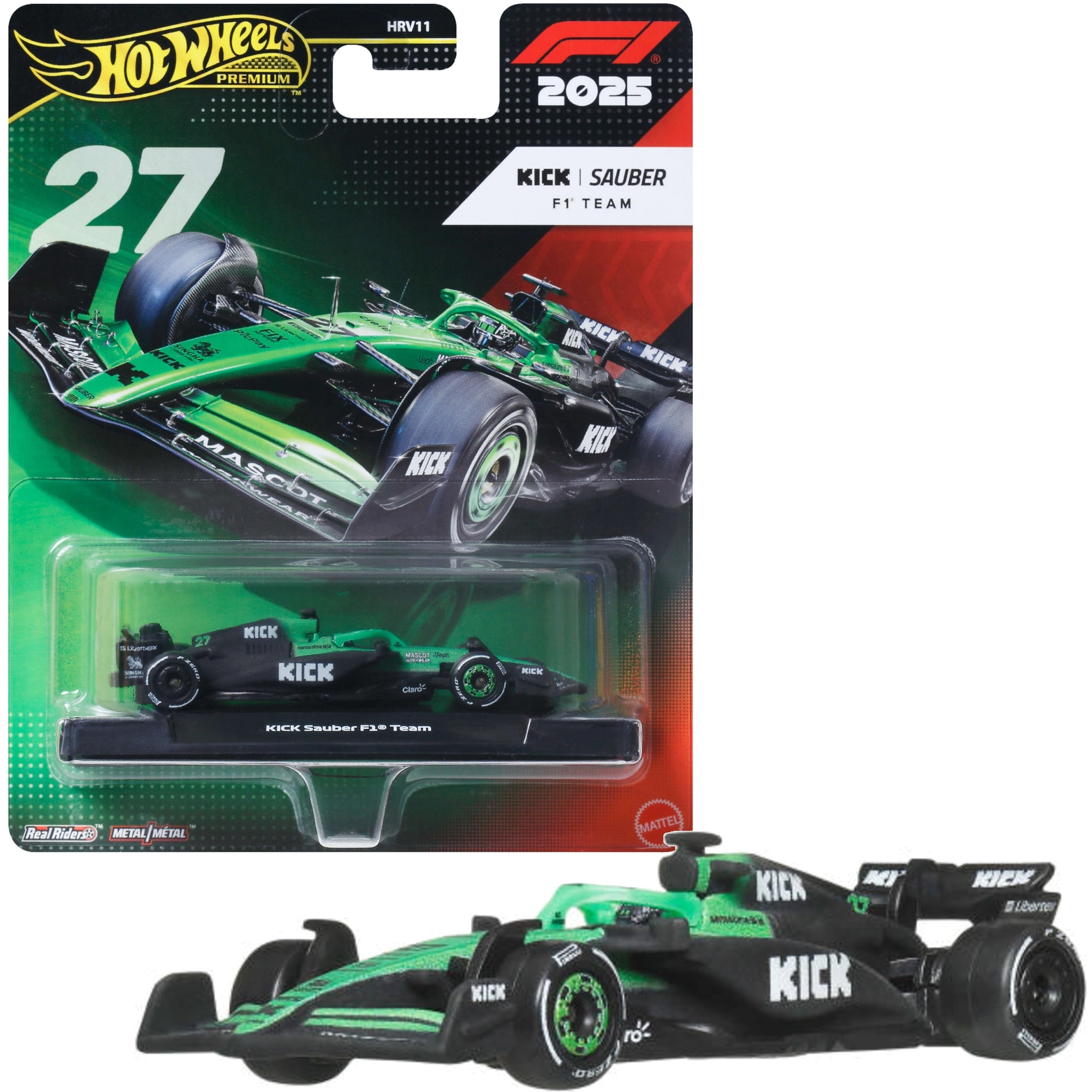 Hot Wheels Premium formule 1 2025 sauber nico hülkenberg #27