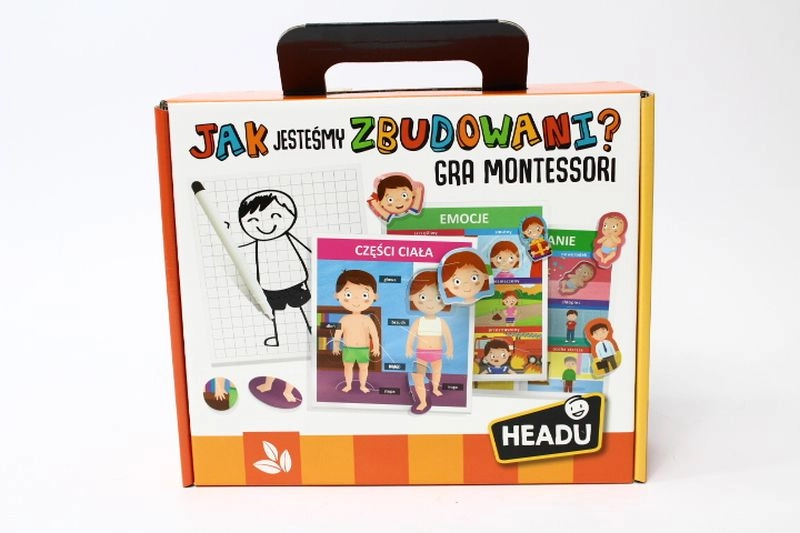 Headu Jak jsme postaveni? montessori hra o lidském těle a emocích pro děti 3–5 let