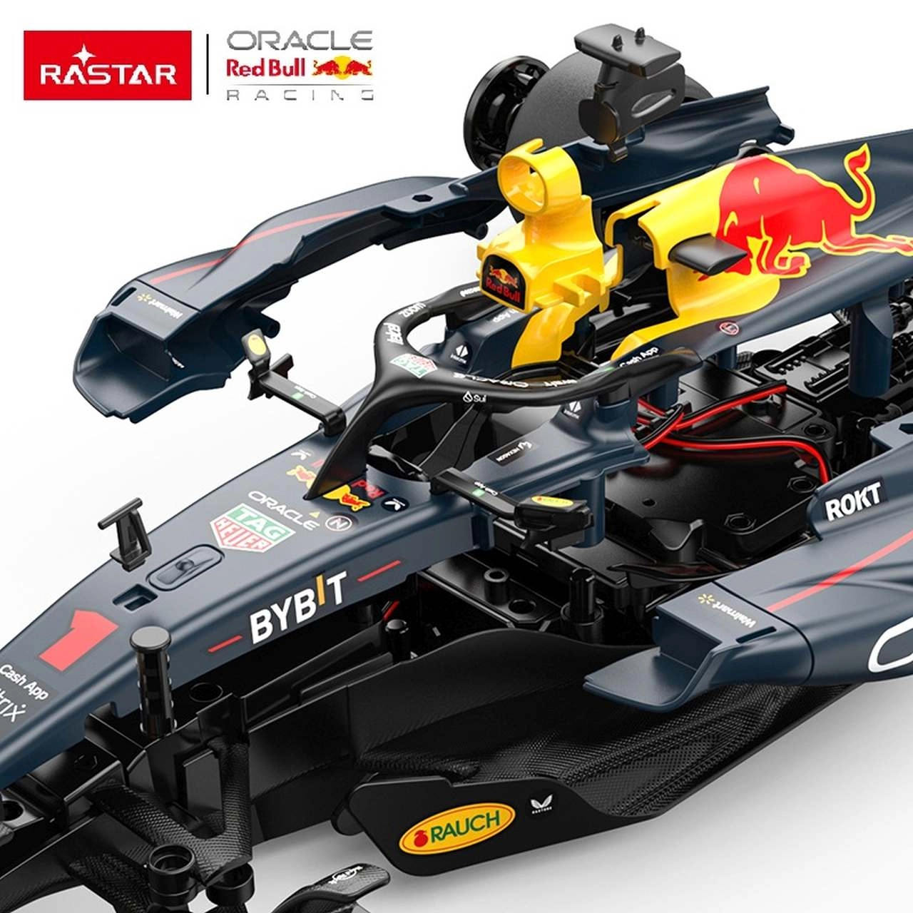 RC formule RED BULL F1 RB19 1:16 modrý body kit Rastar