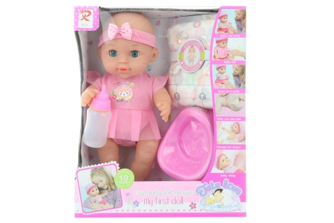 Miminko se zvuky a čůráním s doplňky