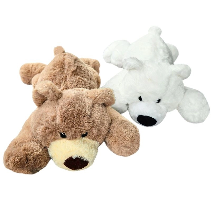 Plyšový ležící medvídek 32 cm