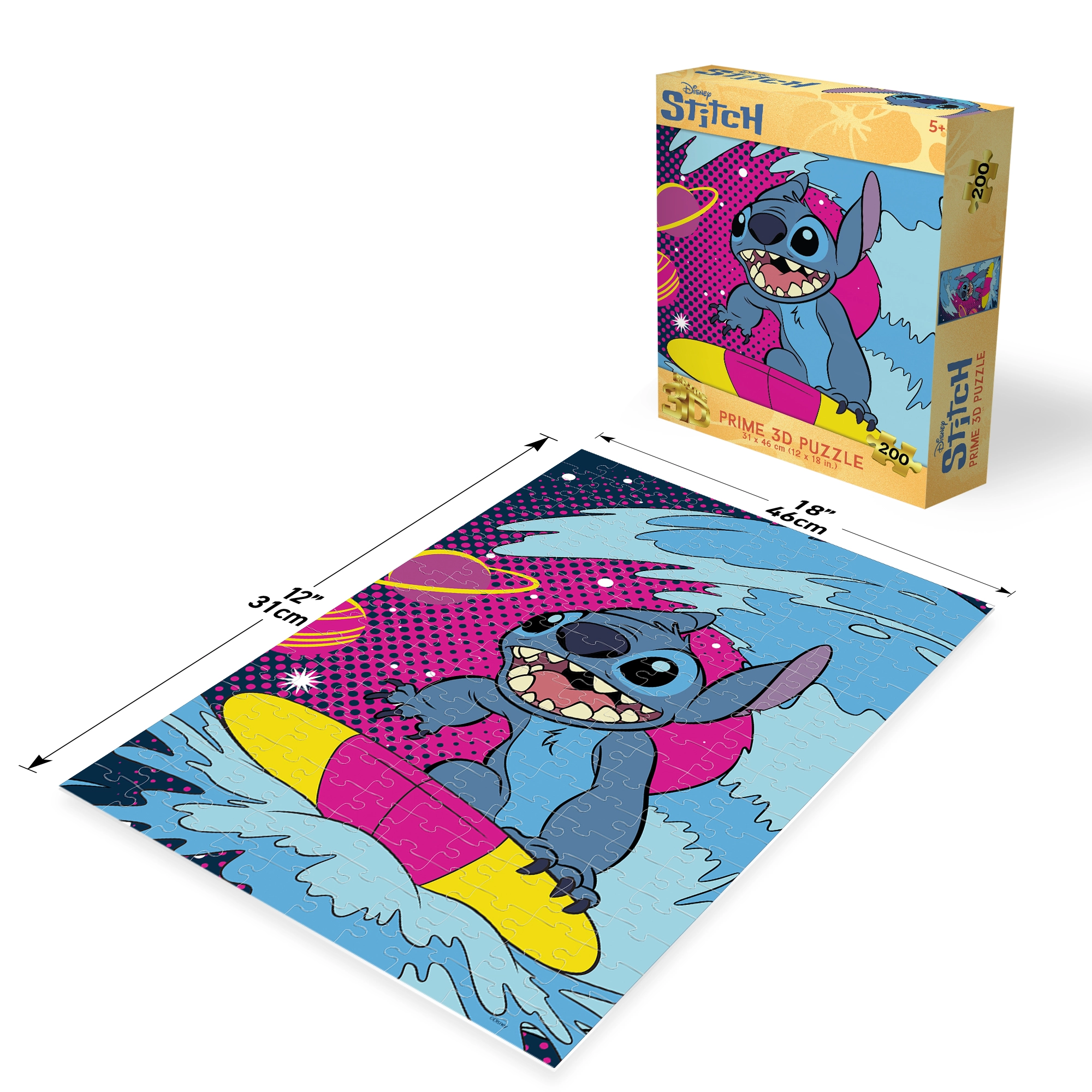 Levně PRIME 3D puzzle Disney Stitch #1 200 ks