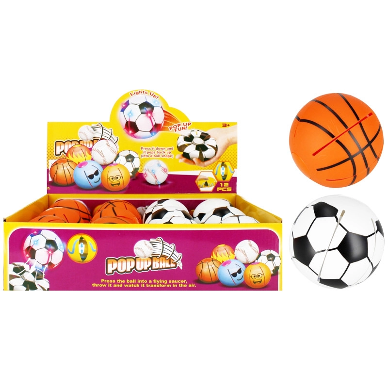Pop-up mačkací sportovní míček - 1 kus