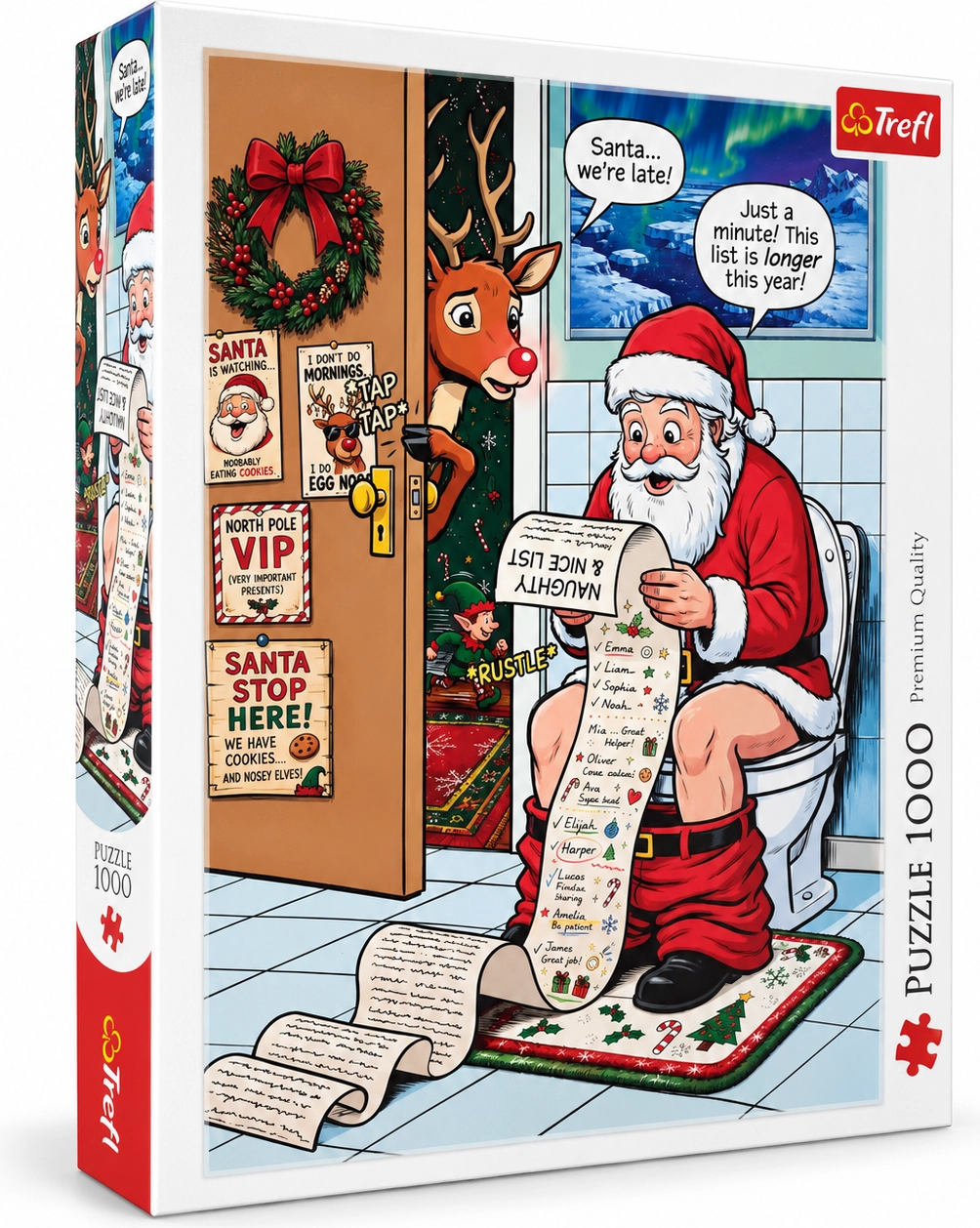Trefl puzzle Santova chvilka klidu 1000 dílků