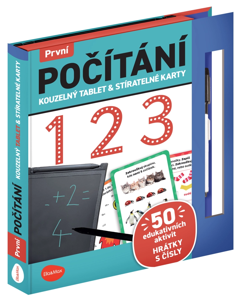 Kouzelný tablet a stíratelné karty – První POČÍTÁNÍ