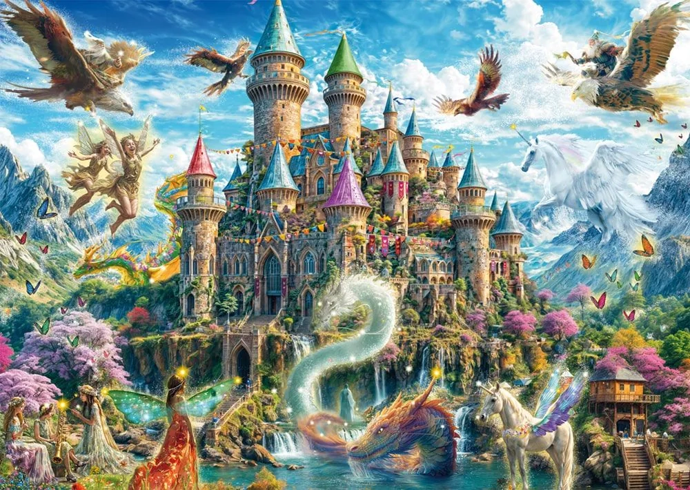 Puzzle Pohádkový zámek 1000 dílků