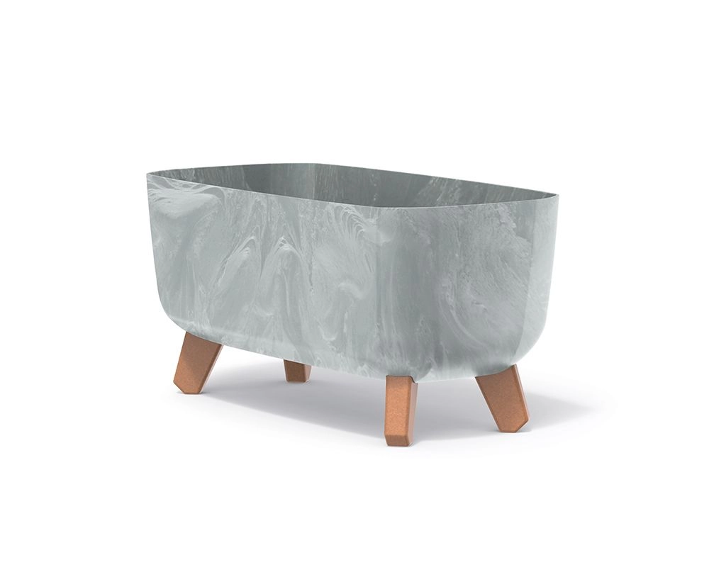 Prosperplast Květináč GRACIA CASE BETON EFFECT 58cm šedý