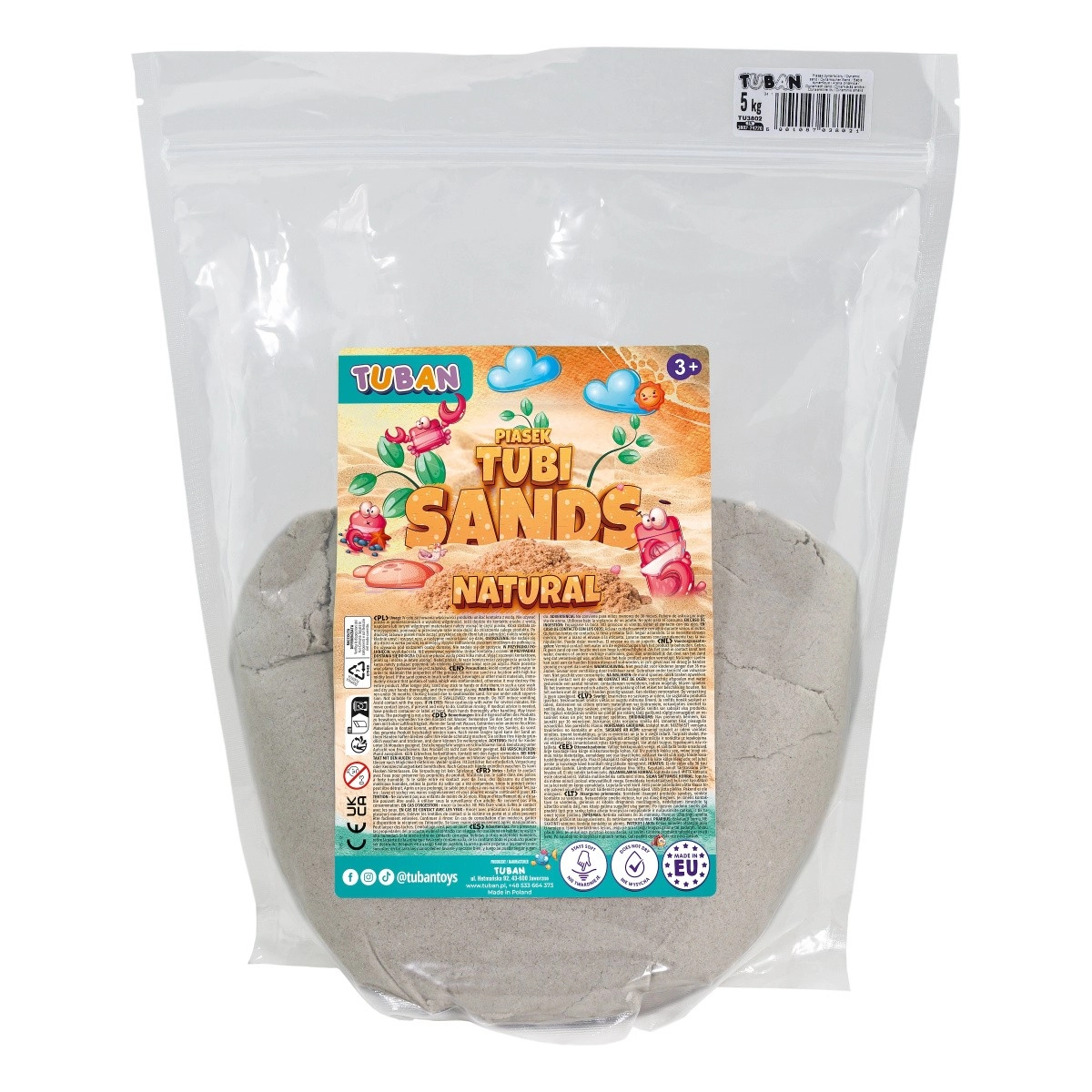 Tubi sand dynamický písek přírodní 5 kg