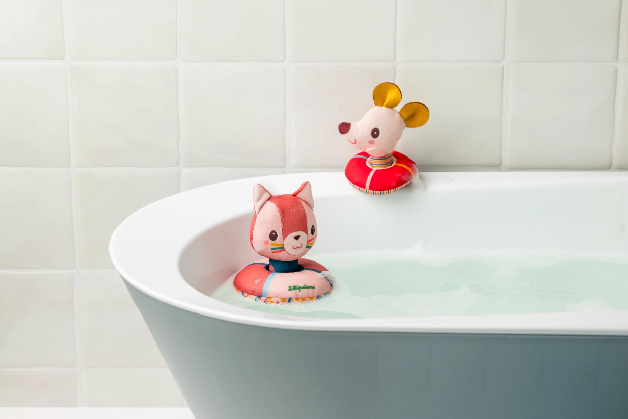 Lilliputiens - hračka do vody - kočička Jeanne a myška