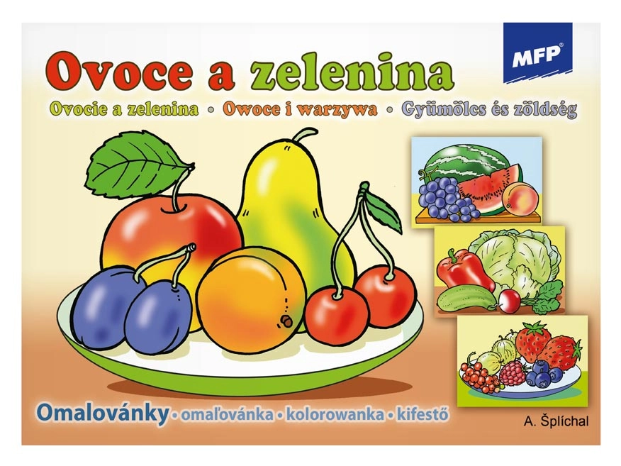 Omalovánky A5 Ovoce a zelenina MFP MFP paper