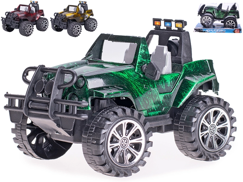 Terénní auto na setrvačník 17 cm