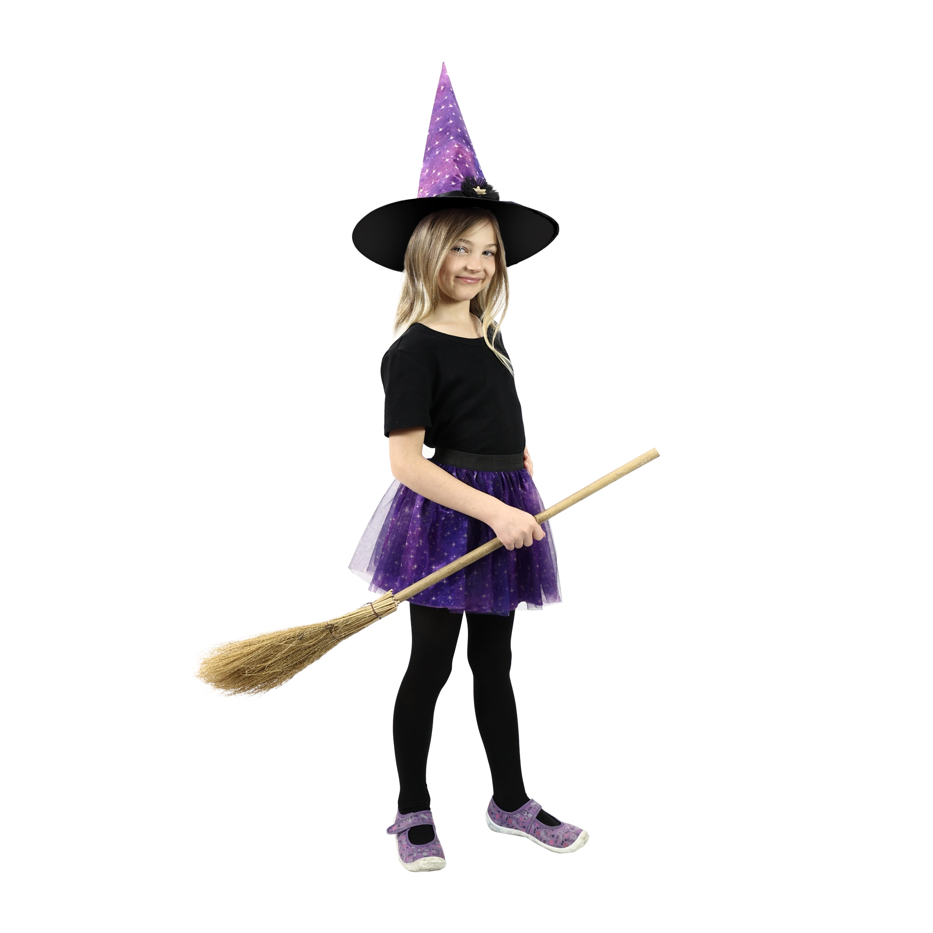 Levně Rappa sukně tutu Halloween s kloboukem