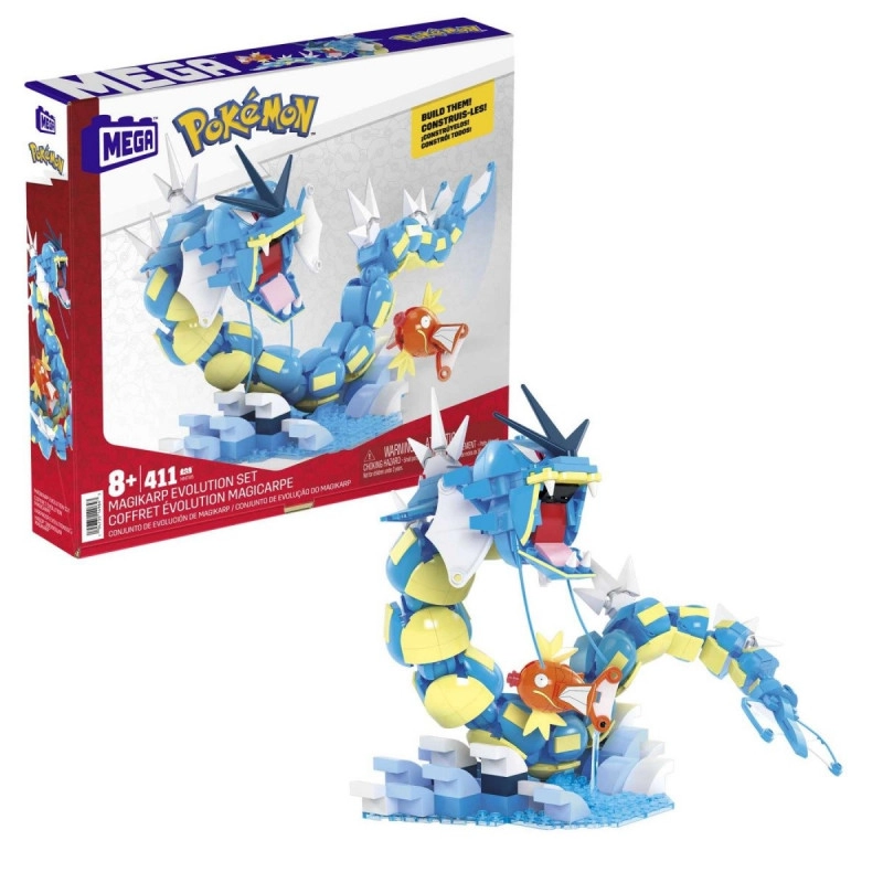 Mattel Pokémon Mega Construx Magikarp Evolution Set