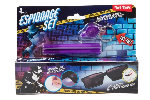 Špiónská sada s brýlemi a UV pery