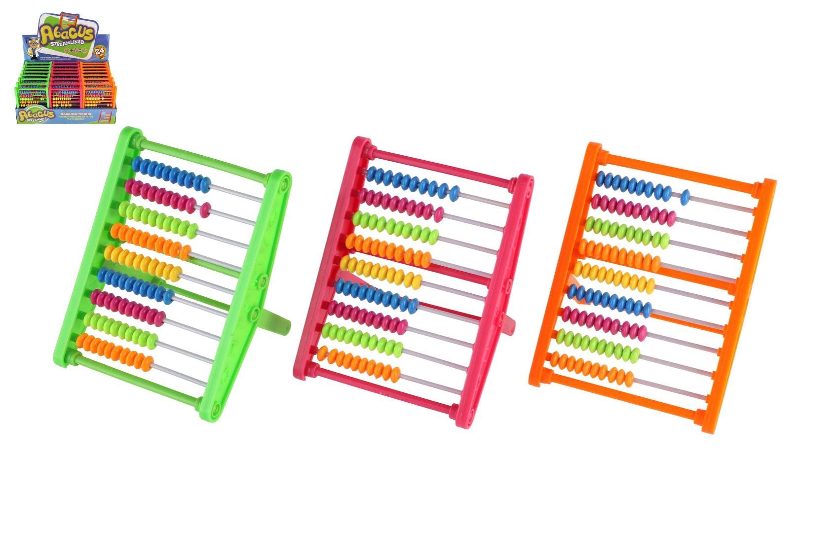 Plastové počítadlo s 90 kuličkami 11 × 15 cm