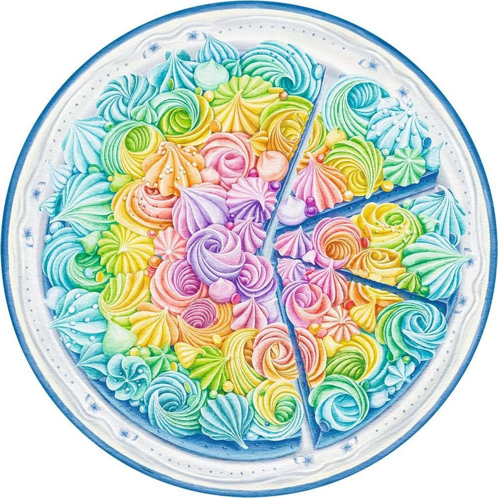 Levně Ravensburger puzzle Rainbow Cake 500 dílků