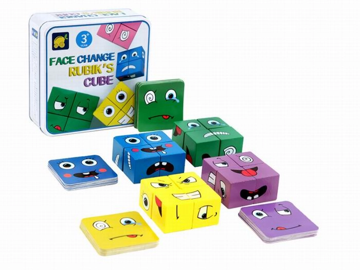 Hra stavebnice měnící obličej – Emoce