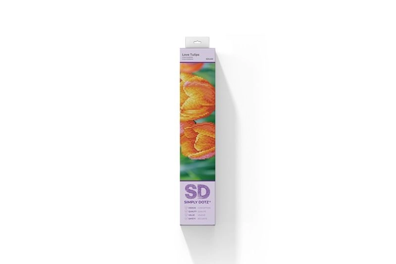 DIAMOND DOTZ Diamantové malování Tulipány DSD3402 27 x 35 cm
