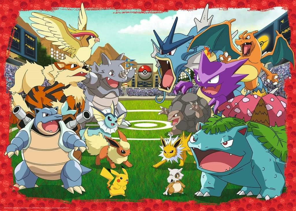 Levně Puzzle 1000 dílků POKEMON Ultimátní bitva Ravensburger