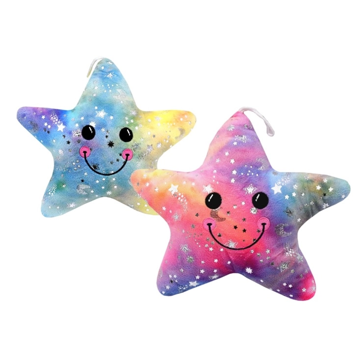 Plyšová třpytivá hvězdička 20 cm