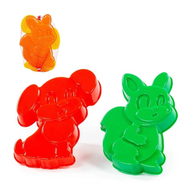 Formičky na písek veverka a pejsek