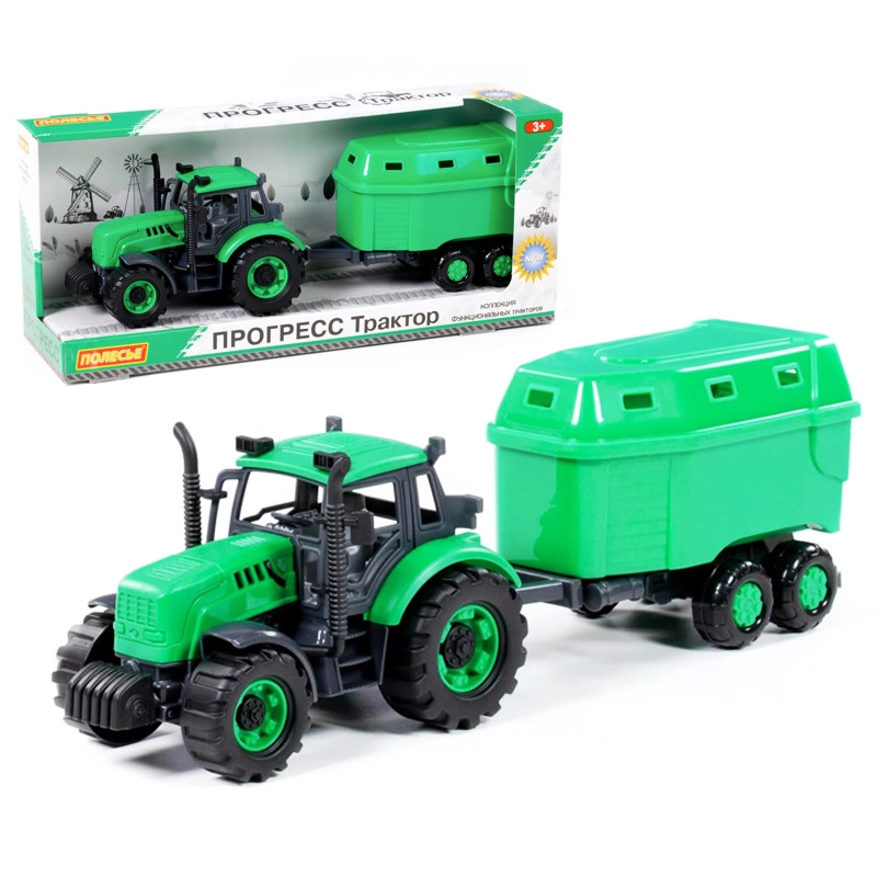 traktor na přepravu zvířat – hračka pro děti