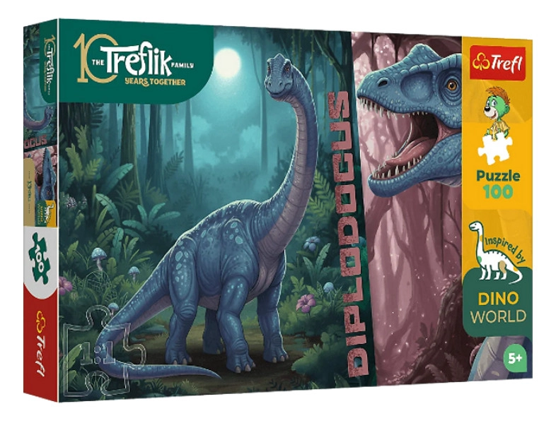 InspiredByDinoWorld Diplodocus puzzle 100 dílků