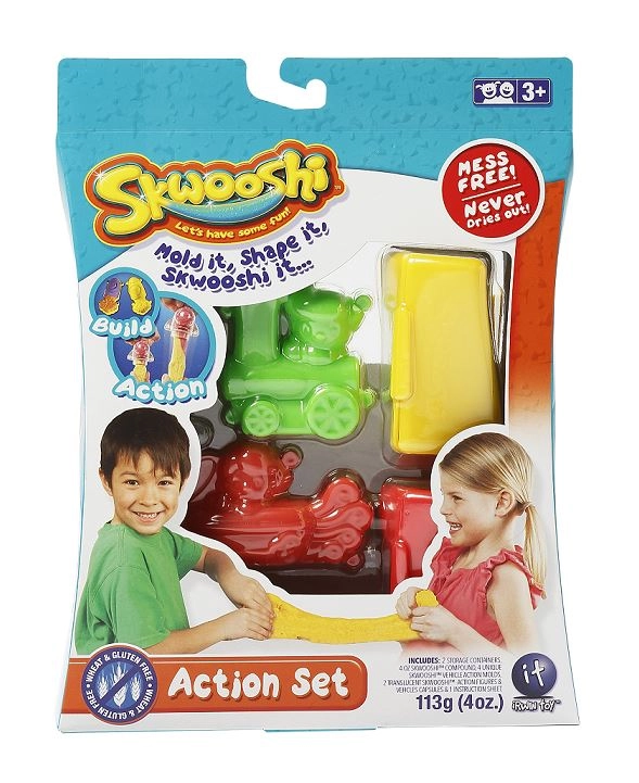 Skwooshi akční sada pro kreativní modelování pro děti 3+